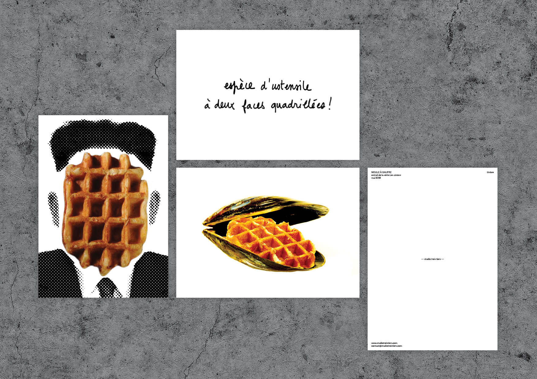 studio trois tiers Moule à gaufre